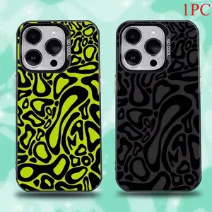 Lando Norris F1 Inspired iPhone Case – Abstract Pattern TPU Cover for iPhone 17 Air 17Pro 17ProMax 16 Plus 15 Pro Promax Hard shell