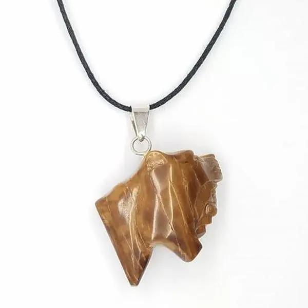 Jaguar Man Pendant – Palm Wood