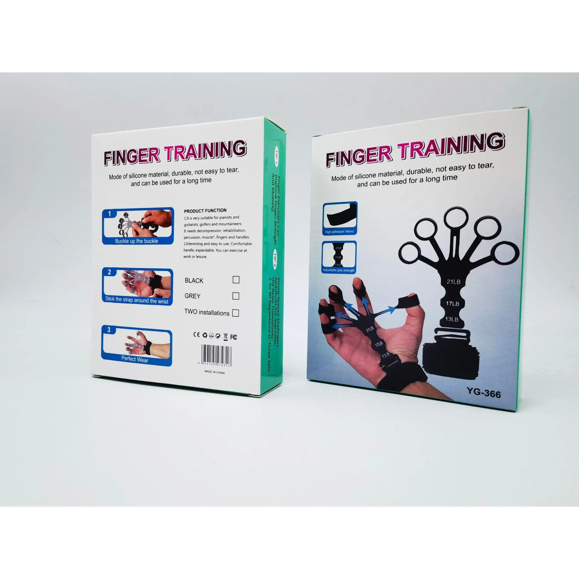 Color box with a single black