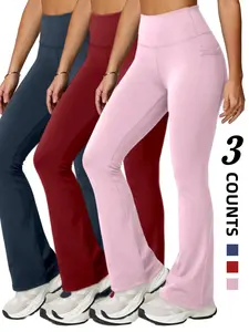 Women's High Waist Yoga Pants, Gym Workout Leggings, Breathable & Stretchy Design, Ideal for Fitness Training, Comfortable All-Day Wear