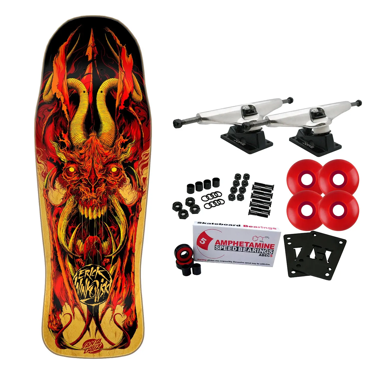Santa Cruz Skateboard Complete Winkowski Primeval 10.34" x 30.54"
