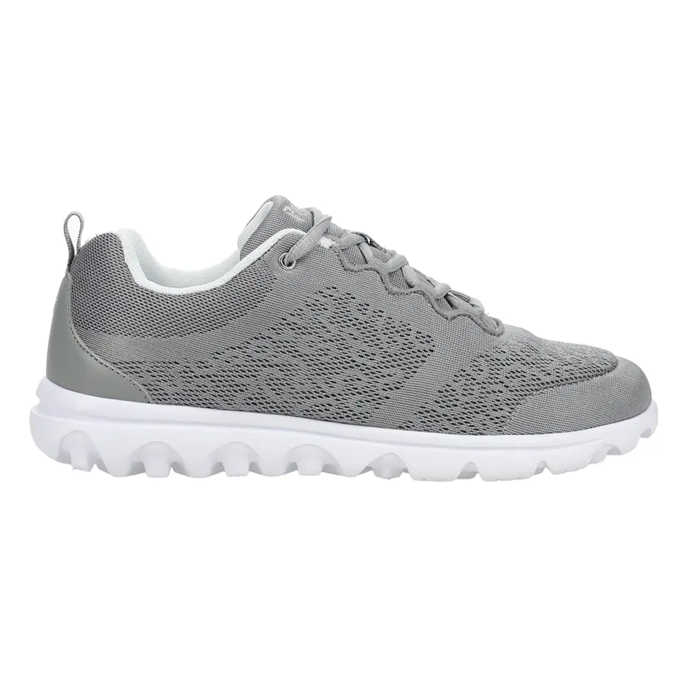 Propet Womens Travelactiv Lace Up Sneakers Shoes Casual - Grey