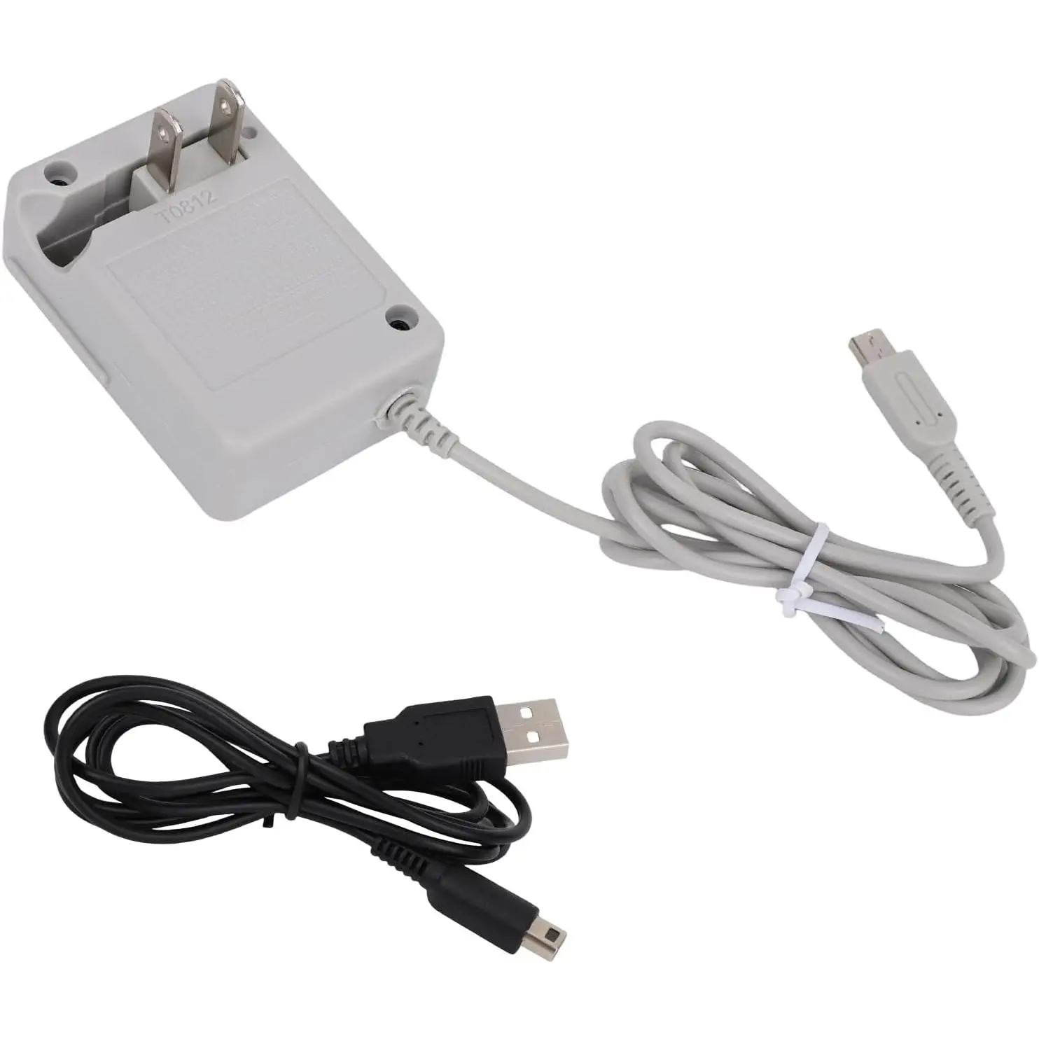 Charger Kit for 3DS,  PVC Charger Compatible with 3DS/ DSi/DSi XL/ 2DS/ 2DS XL/New3DS with   for  Travel 100-240V Wall Plug Power Adapter