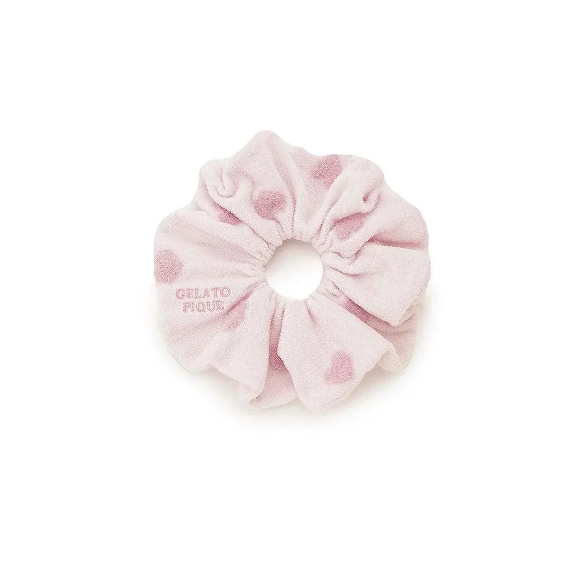 Heart Jacquard Scrunchie