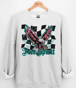 Free Spirit Eagle Graphic Top