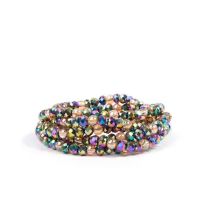 Crystal Waist Bead – African Tie-On Waist Jewelry (45”) – Iridescent Black – Add to Cart, Buy Now – Price Per 1 Waist Bead