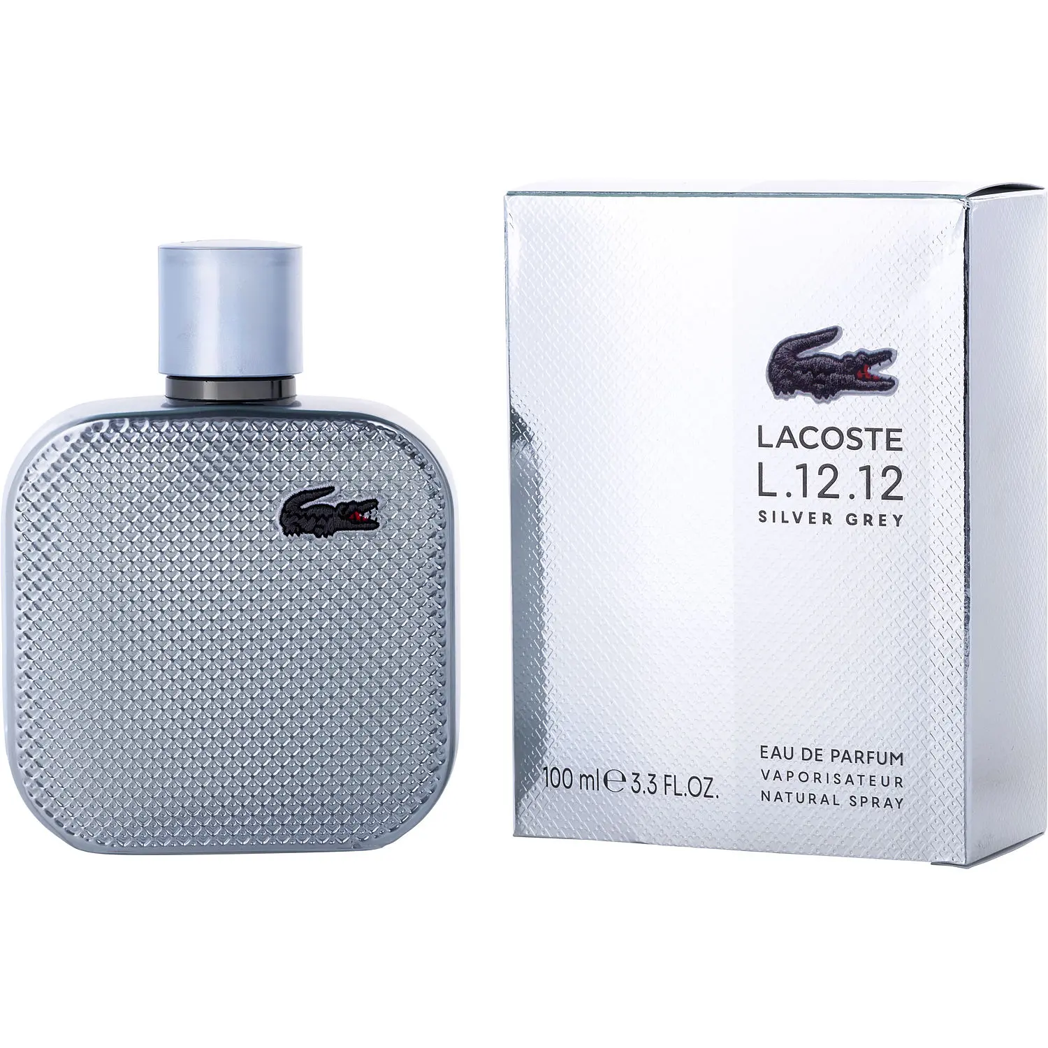 Lacoste L.12.12 Silver Grey By Lacoste Eau De Parfum For Men