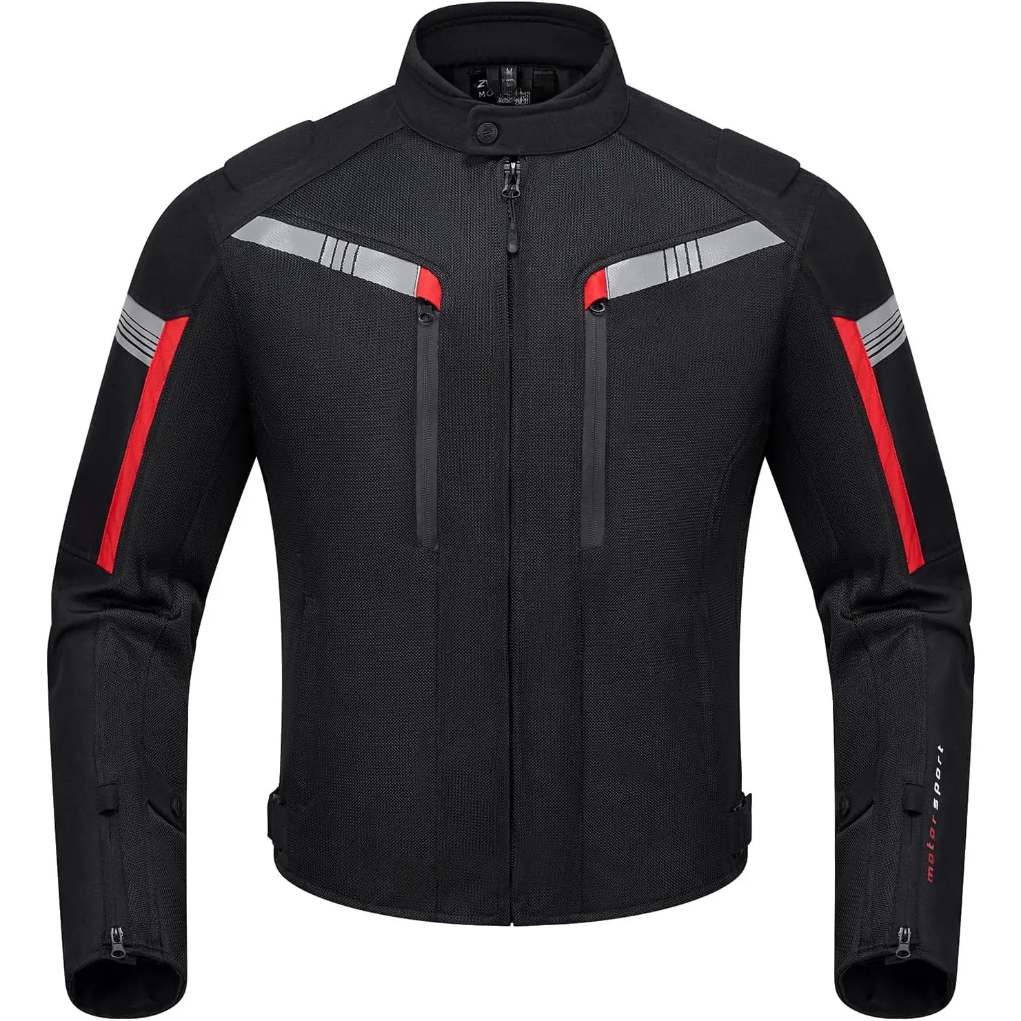 Jacket for Men, CE Armored Mesh Motorbike Jacket for Summer, Breathable Protective Gear for Motorcycling