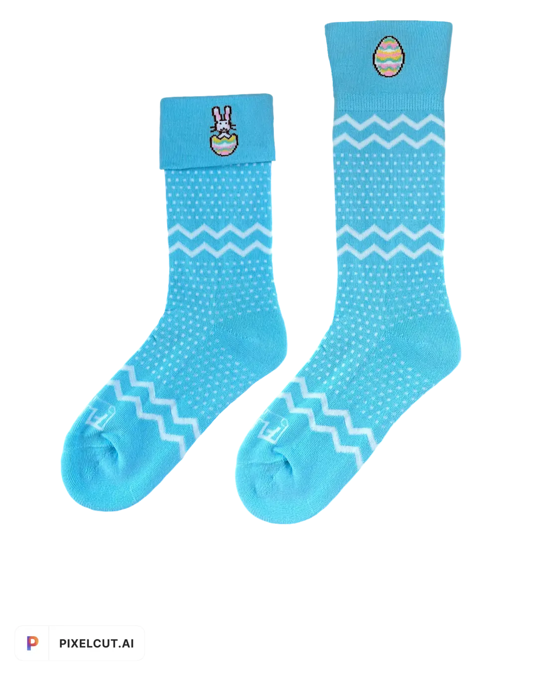 Easter Egg to Bunny – 100% Cotton Flip Socks!