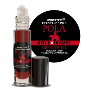 Pola Red Extreme Cologne Body Oil for Men (10ml Roll On) by Mobetter Fragrance Oils