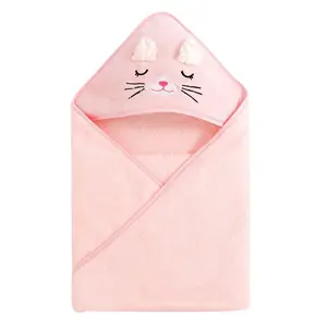 Cute Animal Hooded Towel for Babies, Shower Towels, Super Soft and Absorbent, Gentle on Skin, Warm and Comfortable Bath Experience