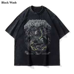 Vintage Dark Rayquaza Wash Tee, Pocket Monster Graphic Tees, Pocket Monster T-Shirt, Unisex Anime Shirt, PKM Gift, Gym Workout Shirt, Menswear Womenswear Streetwear Top Fit Oversize