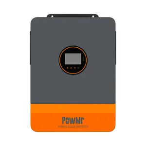 PowMr 6500W 48V Solar Hybrid Inverter Split Phase 120V/240V Built-in 140A MPPT Controller,Support Up to 6 Units Parallel,Max PV 500V For Flooded Lead-acid Vented Sealed Gel Lithium Battery