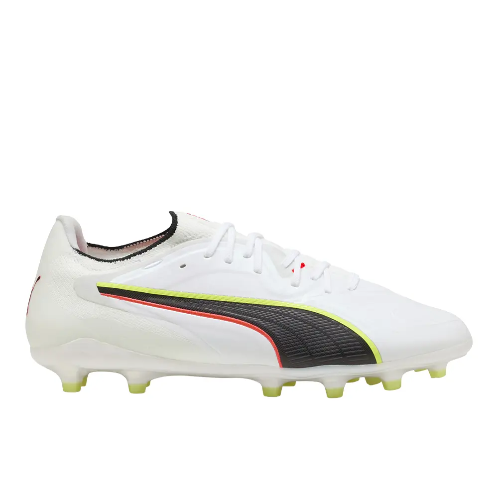 PUMA Womens King 20 Ultimate Firm GroundArtifical Ground Soccer Cleats  - White