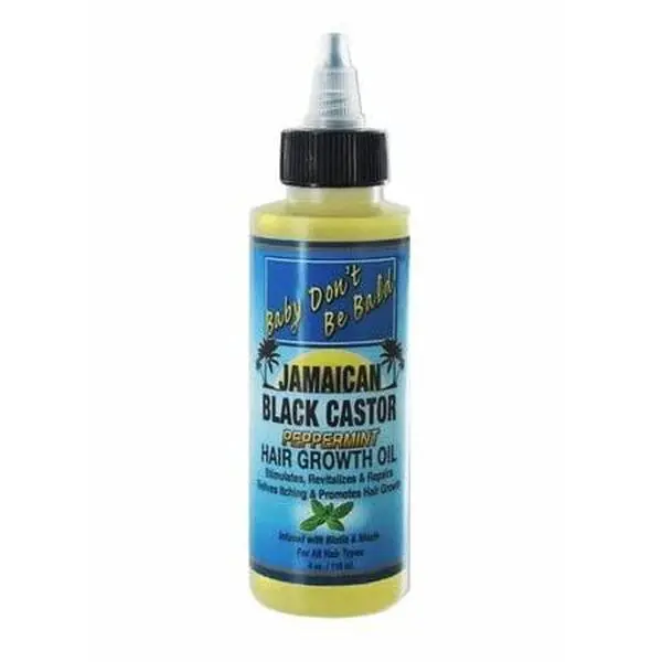 Jamaican Black Castor Peppermint Hair Growth Oil, Haircare Treatment with Moisturizing, Lightweight Formula for Hair Loss Concerns