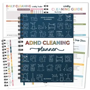 2026 version  ADHD Cleaning Planner - Cleaning Schedule and Checklist Organizer for Adults and Teens - Daily, Weekly & Monthly Household Cleaning Checklist for ADHD Minds - Stress-Free Housework