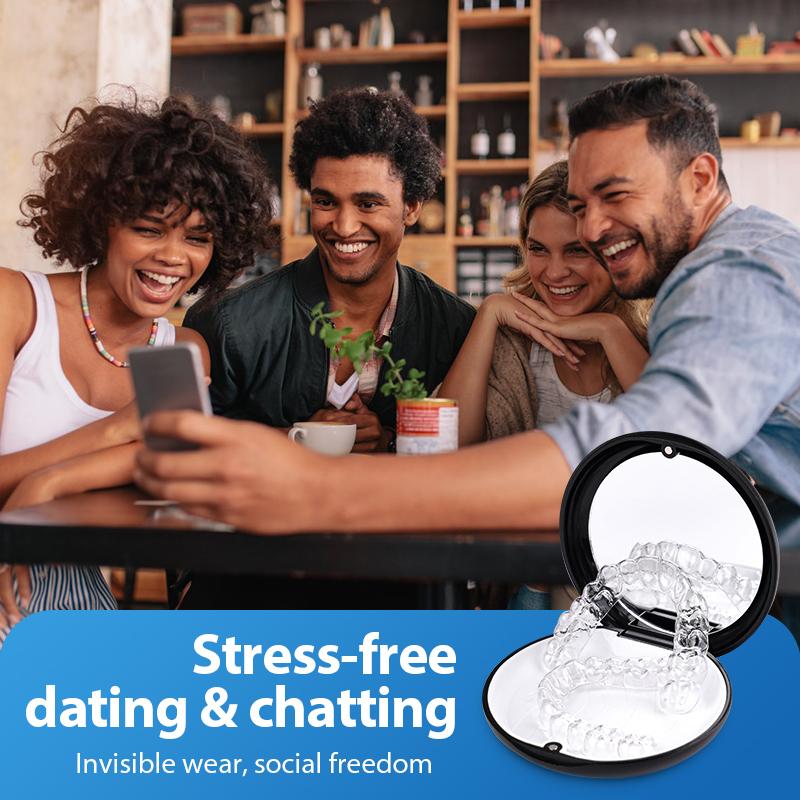 Smileseek Clear Teeth Retainer Upper & Lower – BPA-Free Precision-Fit, Nearly Invisible for Adults & Teens, Retention After Braces, Day/Night Wear