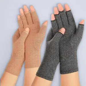 Arthritis Compression Gloves for Women Men Carpal Tunnel Pain Relief Fingerless for Typing Both Hands Small Pack Elbow Brace Healthcare