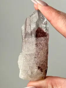 Raw Hematite in Quartz - #13