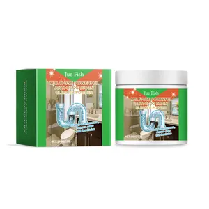 Drain cleaning powder for unclogging and cleaning sewers, removing hair, grease, and other blockages.Suitable for kitchen drains, toilet drains, and bathroom drains.