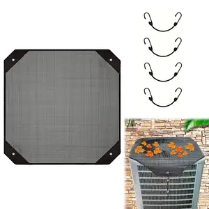Air Conditioner Cover for Outside Units, 25.98*25.98 Inch Mesh Air Conditioner Cover - Heavy Duty Central Air Conditioner Cover Outdoor Cover