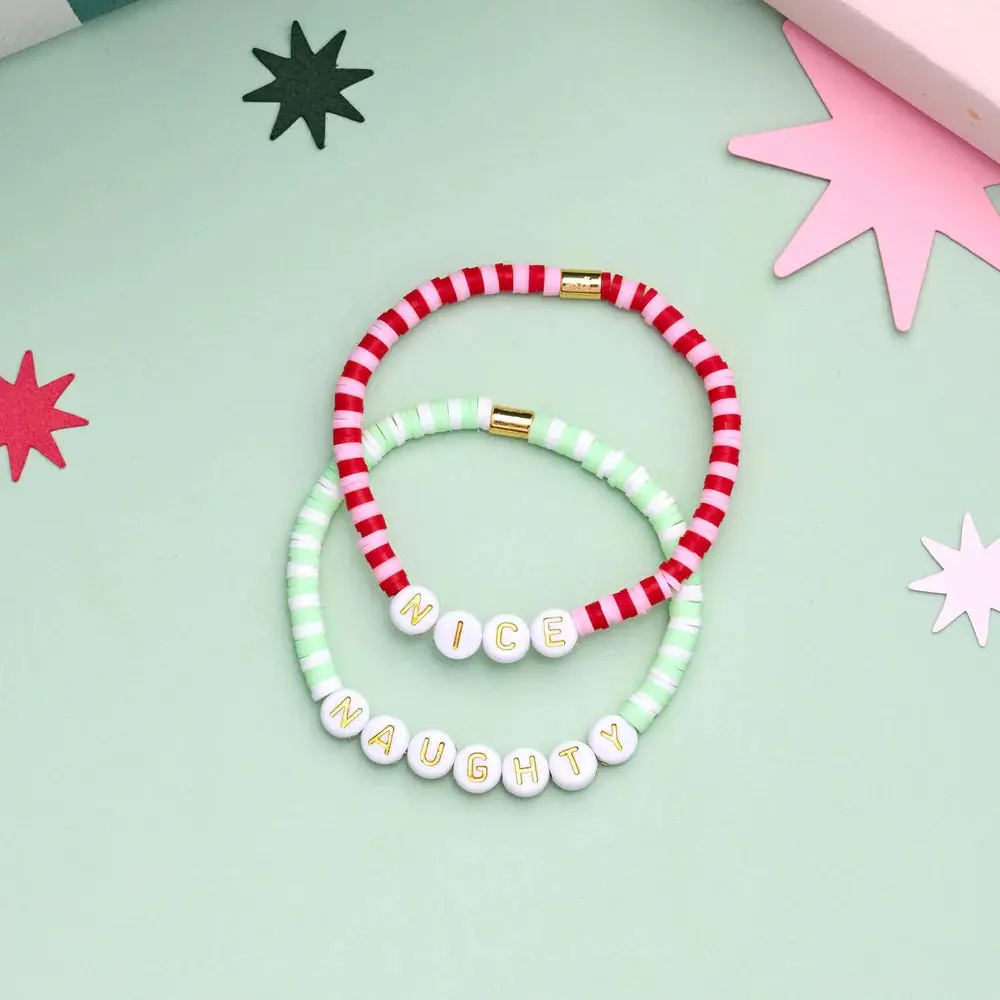 Pura Vida Naughty or Nice Stretch Bracelet Set