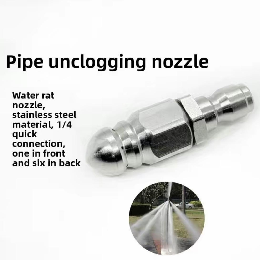 High Pressure Water Hose Quick ConnectFittings, Garden Hose Connectors, Front 1Rear 6 Stainless Steel Male Female Fast PlugSwitch, Durable & Easy Install