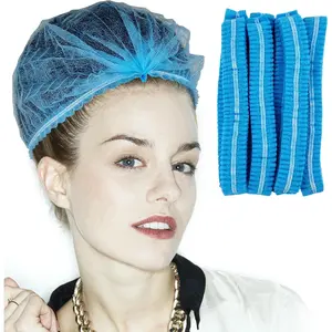 10 Pack Hair Nets, Disposable Bouffant Caps, Hair Caps, 21 Inches Hairnets for Men, Women,  Service Workers