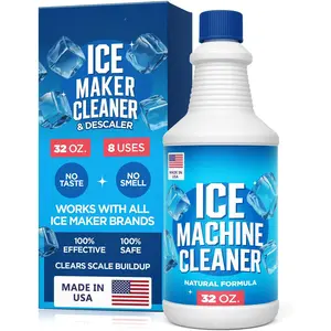 Ice Machine Cleaner and Descaler 32 oz | Ice Maker Cleaner for All Brands; Opal, Scotsman, Manitowoc, Affresh, etc. Countertop Icemaker Cleaners Solution | Icemaker Cleaners and Descaler  !