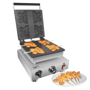 ALDKitchen Waffle Maker | Butterfly-Shaped | 4 Pcs | Waffle on a Stick Iron