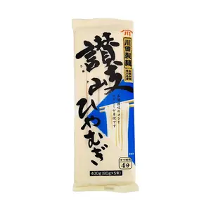 NISSIN KAWADA SEIMEN Sanuki Soba Noodles - Authentic Japanese Cold Zaru Soba, 400g Dry Buckwheat Pasta