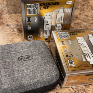 Product Review of MFish Armored Dragon I 4-in-1 Multi 240W Fast Charging super Liquid Silicone Cable with USB A Type C Lightning for iPhone17&Samsung Laptops  Charger from J**1