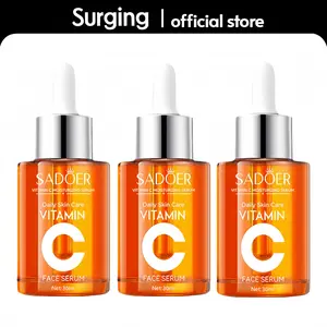 【BUY 1 GET 2 FREE】5X Vitamin C Face Serum, 5 in 1 Active VC+,Skincare for Brightening, Moisturizing, Pore Care-Hydration & Nourishing Facial Essence, Gift for Women (30ml) Dropper-New Year Gift