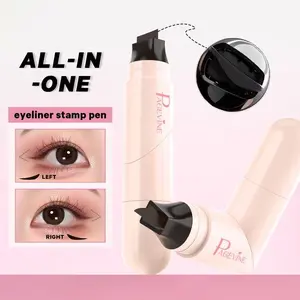 PAGEVINE Rotating Eyeliner Stamp Pen Dual-Head Design with Wing Stamp Quick-Dry Long-Lasting Smudge-Proof for Easy Cat Eye Sharp Winged Lines All-Day Makeup Wear wing  liner  stamp