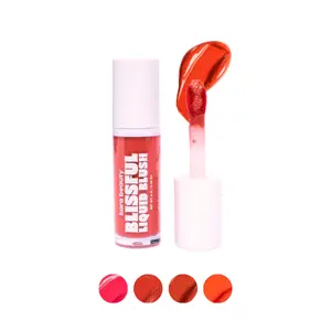 Kara Beauty Blissful Liquid Blush 8g - Pigmented Blendable with Pomegranate Seed Oil & Kakadu Plum Seed Oil for Dewy Finish and Radiant Glow - Makeup