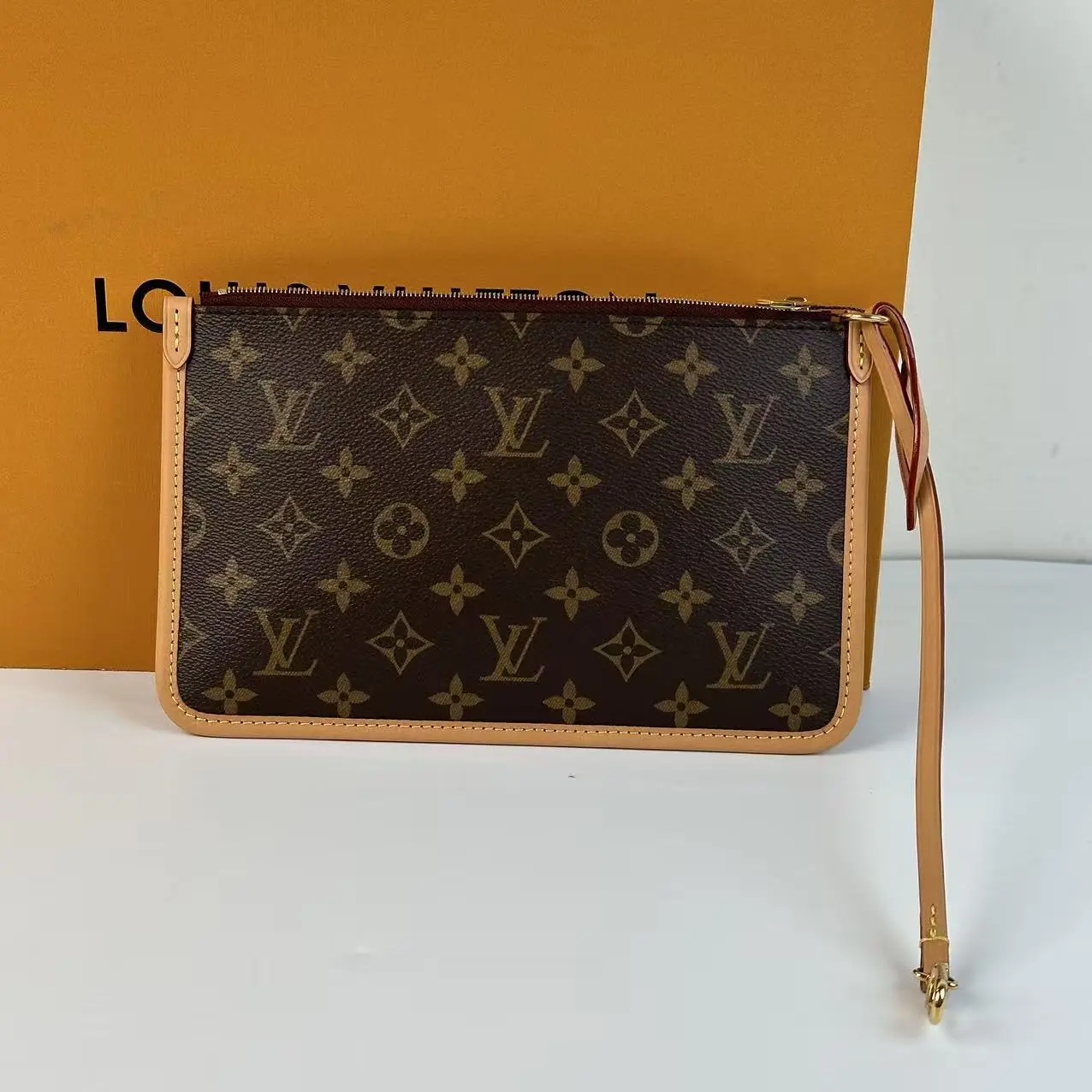 Pre-owned Louis Vuitton Monogram Neverfull Detachable Zipper Pouch