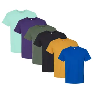 Jerzees Premium Blend 50/50 Ring-Spun Cotton/Poly T-Shirts Wholesale Bulk Plain Tees for Men