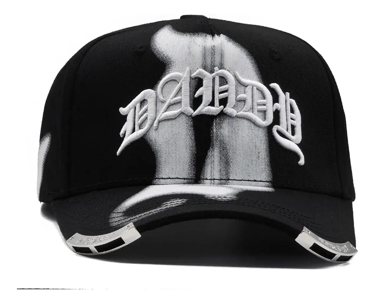 Dandy Hats Project 001 Negro Curved Visera Adjustable Snapback Cap