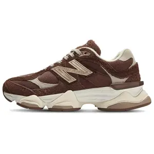 New Balance 9060 'Rich Oak Timberwolf' Men's Modern Sneaker Built with Layered Suede, Mesh, and Signature Chunky Sole Ideal for All Seasons