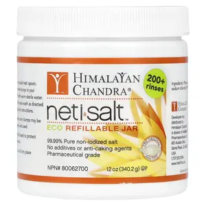 Himalayan Chandra Neti Salt™, Eco Refillable Jar, 12 oz (340.2 g)