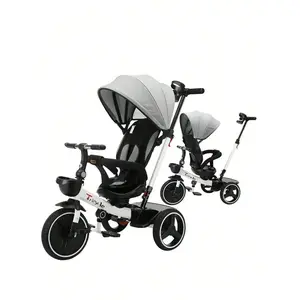 6-in-1 Kids' Tricycle with Teether, Safety Belt & Sunshade - Ride-On Toy for 1-6 Years (Gray/White) Large  Backpack with Changing Station Waterproof Pink  Backpack with Charging Port diaper bag backpack baby bag daddy Insulated Bag Backpack with USB