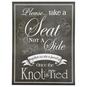 Wedding Seating Chart Sign