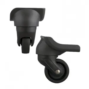 Universal Luggage Wheels Replacement Kit for Suitcase, Steel Core 360? Silent Spinner Wheels for Suitcases - Fits Major Brand Rolling Luggage (2 Pcs)