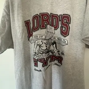 Vintage 1990s LORDS GYM His Pain Your Gain White Cotton T-SHIRT