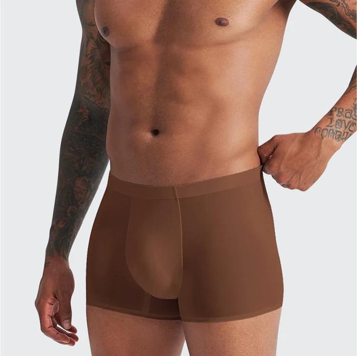 TexTale Airy Trunk - 2 pack Sweat-Wicking Zero-Feel Softness Stretch - Gym Plus Sizes Light Silky Touch High-Quality Skin-Friendly Underwear Menswear Man letters classic print casual Soft Breathable Cotton Boxer Briefs Cotton Boxer Briefs