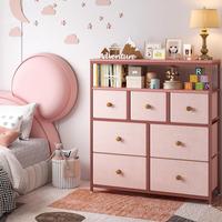 7-Drawer,2-Shelf,Pink