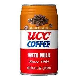UCC COFFEE WITH MILK CAN 337ML