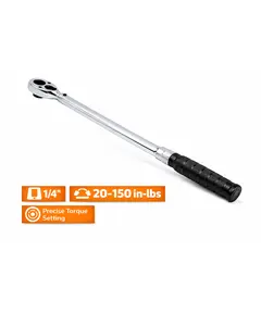 CDI 1501MRPH 1/4" Drive Micrometer Torque Wrench 20-150 in-lb Adjustable