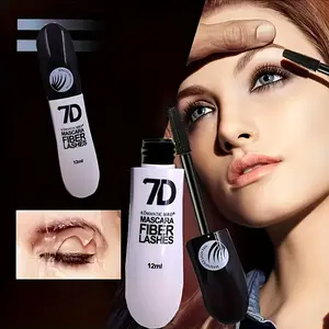 3-Pack 7D Fiber Eyelash Extension Kit, Waterproof Long-Lasting Curling Eyelash Enhancer, Sweatproof And Tearproof Lengthening Base Mascara 2In1, Suitable for All Skin Types,Best Gift Option