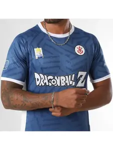 2026 Summer Dragon Ball Z 3D Print Soccer Jersey Retro Minimalist Logo Graphic Tee Oversized Unisex Casual Top for Men Women Kids
